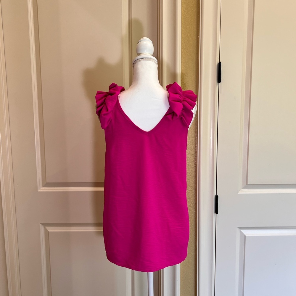 Entro Ruffle Shoulder Blouse - Picture 5 of 6